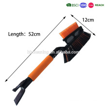 double brushes telescopic car snow brush with ice scraper